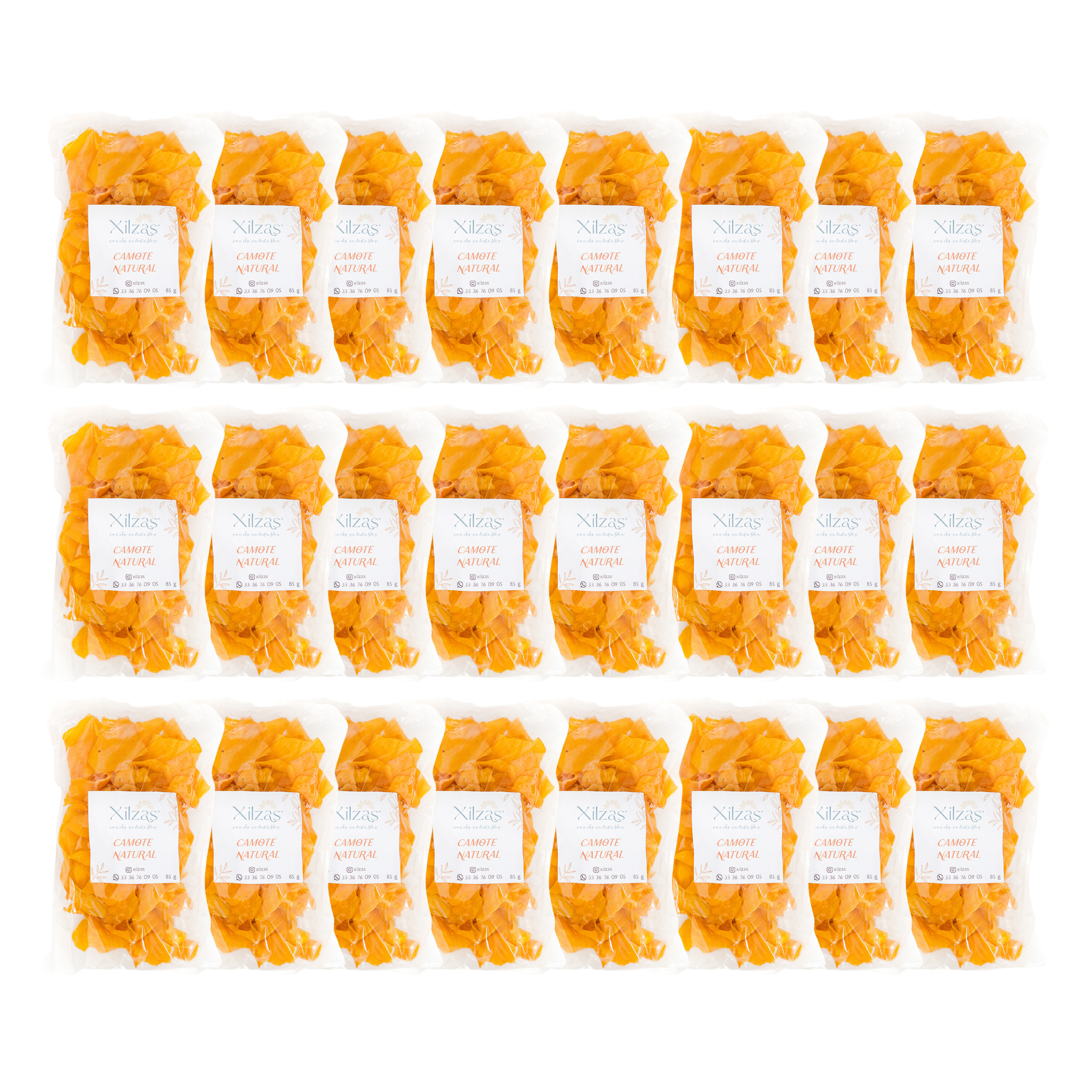 24 maxbox camote, jícama o pepino