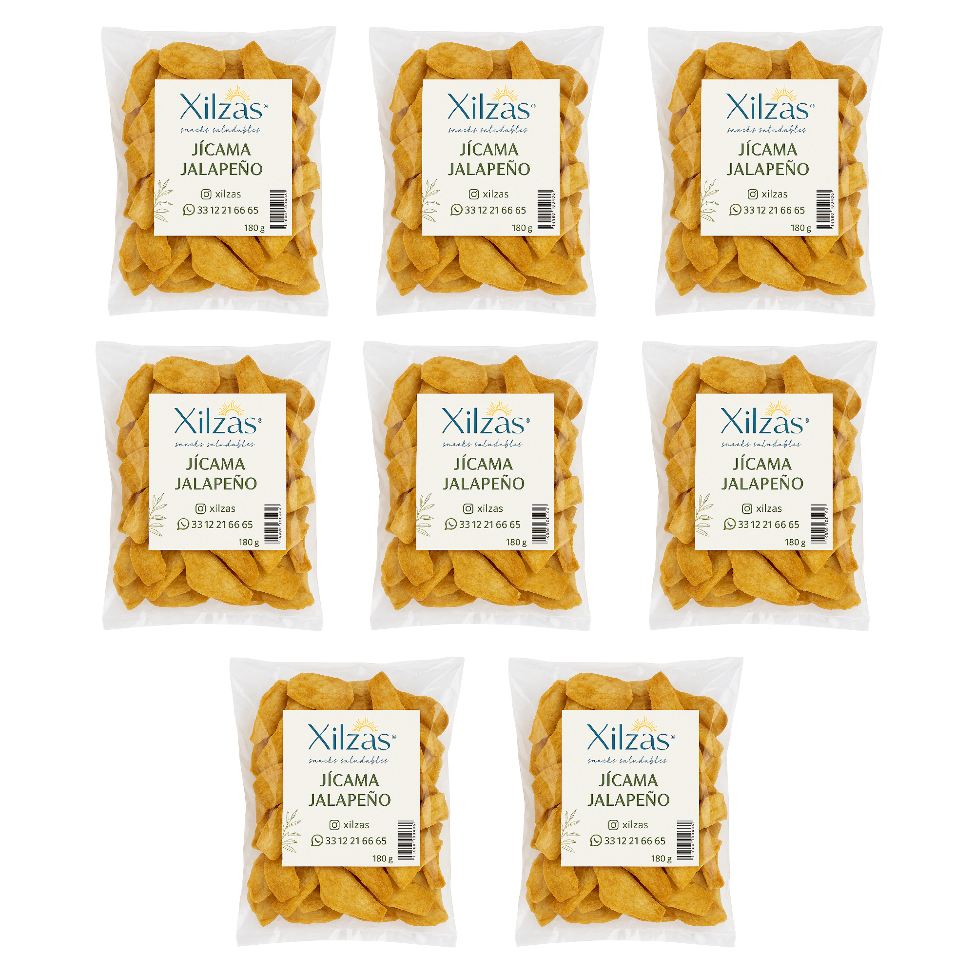 8 maxbox 180gr Jícama jalapeño