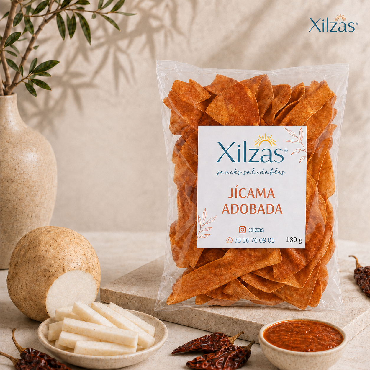 10 maxbox 180gr Jícama Adobada