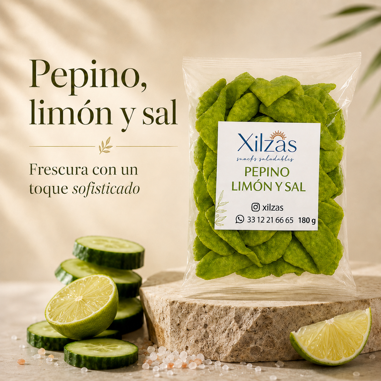 10 maxbox 180gr Pepino Limón y Sal